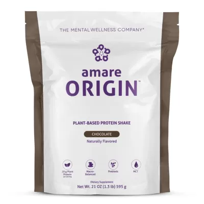 Amare Origin™ Chocolate – Vegan Protein Shake for Energy, Gut & Muscle Support