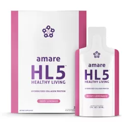 Amare HL5™ Berry Lemonade – Hydrolyzed Collagen + CoQ10 for Joint, Skin & Energy Support