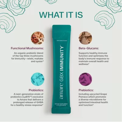 Amare GBX Immunity™ – Daily Gut-Brain Axis Immune Support Drink