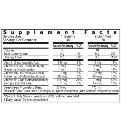 Kids Calm – Natural Melatonin-Free Sleep Gummies for Kids with Maizinol® & Vitamins